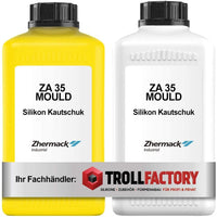 Zhermack Silikon ZA 35 Mould mittelhart gelb Abformsilikon mittelhart 1:1 Dubliersilikon flüssig 2kg
