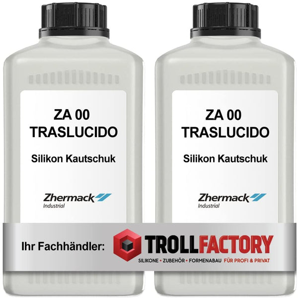 Zhermack Silikon Kautschuk ZA 00 Translucido transluzent super weich Soft...