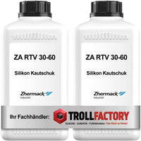 Zhermack Silikon Kautschuk ZA RTV 30-60 Weiss super belastbar mittelhart...