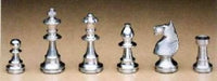 Zinn Giessform Schachfigurenset Staunton