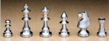Zinn Giessform Schachfigurenset Staunton