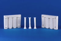 Silikonform 3 Säulen, D.: 9mm, H.: 71mm