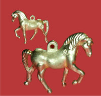 Zinn Giessform Kleines Pferd-Änhänger - Silikonform hitzebeständig - benötigt ca. 20 g Reinzinn