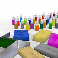 Polyment Silikonfarbe I Farbpaste zum Einfärben von Silikon Kautschuk I in 33 Farben